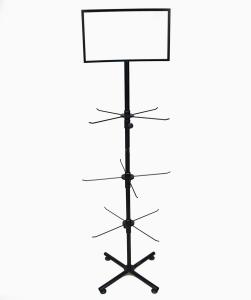 Wholesale 3 Tiers 550mm Width 1780mm Height Rotating Display Rack For Phone Case from china suppliers