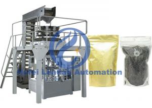 China Food Grade Premade Pouch Filling Sealing Machine For Stand Up Zipper Bag With Valve on sale