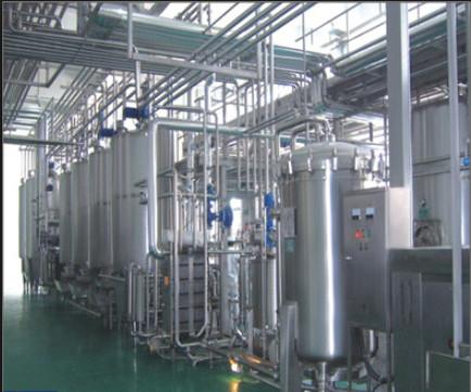 Quality SUS304 Stainless Steel Soft Drink Production Line For Yoghurt Milk 5000 L/H for sale