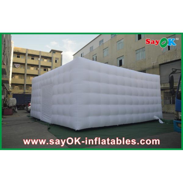 Large Inflatable Tent Portable Giant White Nylon Cloth Inflatable Air Tent , 3m Channel