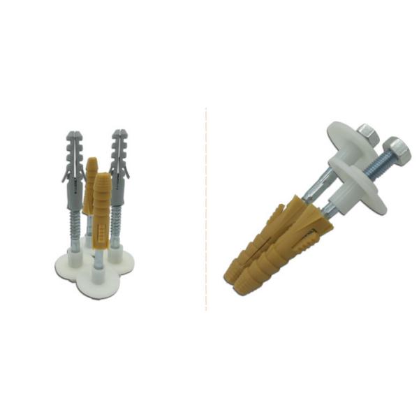 50mm L Plastic Expansion Rubber Plug With Screw For Toilet Installation