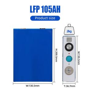 Wholesale Lifepo4 3.2v105ah Lithium Iron Phosphate Battery For RV Marine Solar Storage Pack from china suppliers