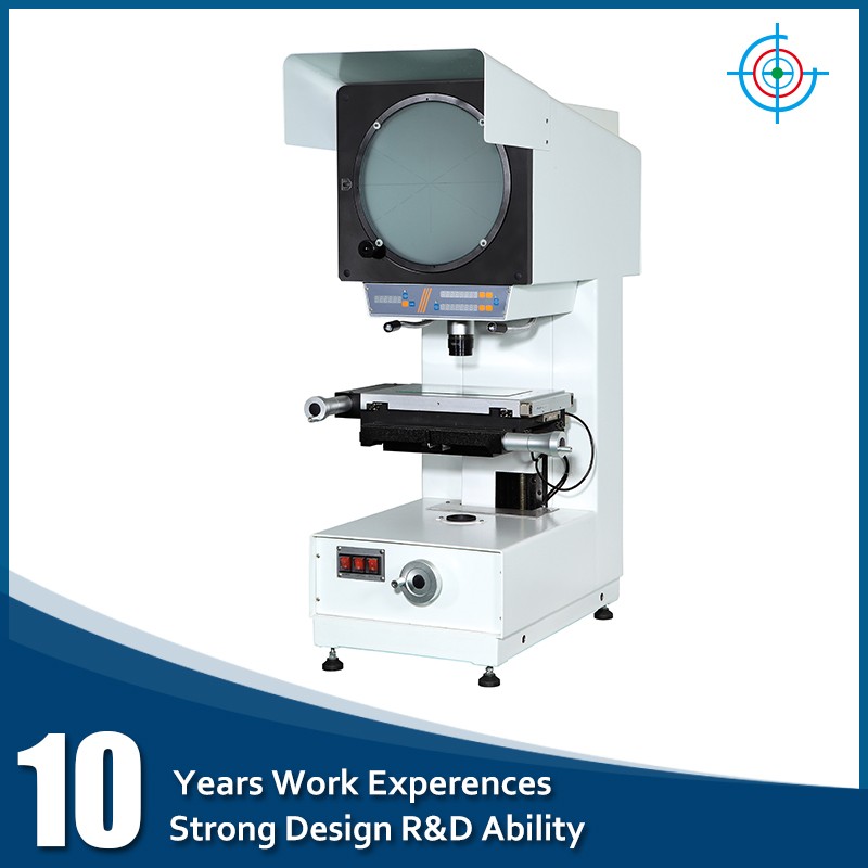 Electronic Optical Profile Projector Machine 2 Dimensional For Distance Measuring