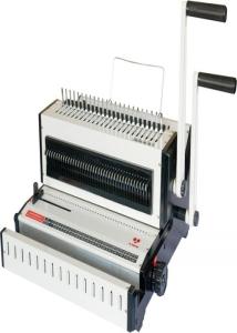 Multi Functional Desktop Wire Comb Press Strip Punching Binding Machine