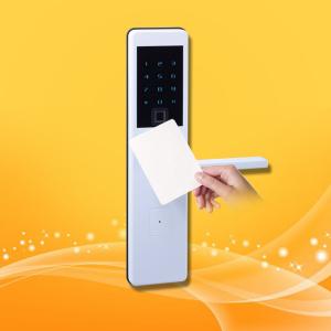 China Smart Card Hotel Door Lock , Card Operated Door Locks Support Android 4.3 System on sale