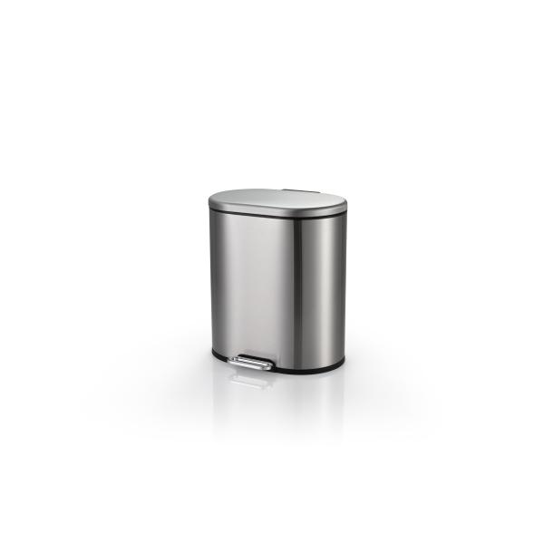 Smudge Resistant 12L Stainless Steel Step Trash Can