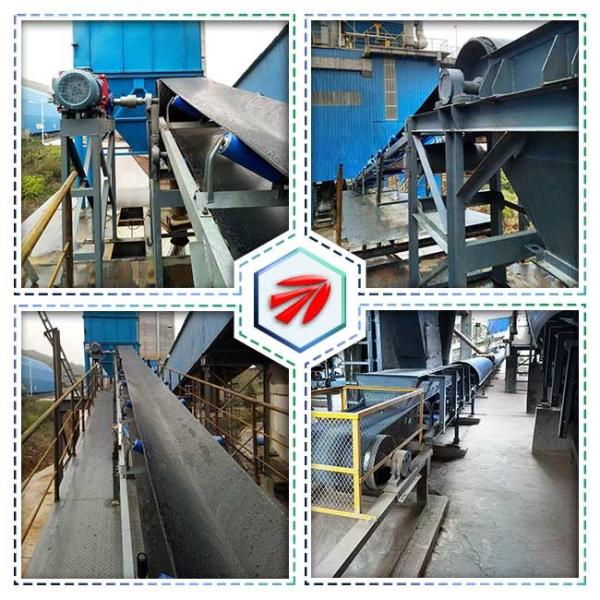 Narrow Inclined Belt Conveyor , Heat Resistant Conveyor Belt