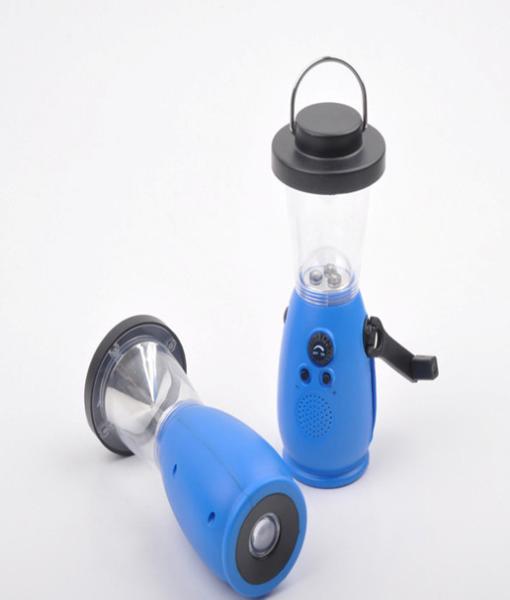 Quality Outdoor use dynamo flashlight with FM/AM radio function for sale