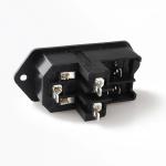 LZ-14-F14 C14 Electrical Switch Socket 3 Pin Toggle Switch Wiring Fuse Connector