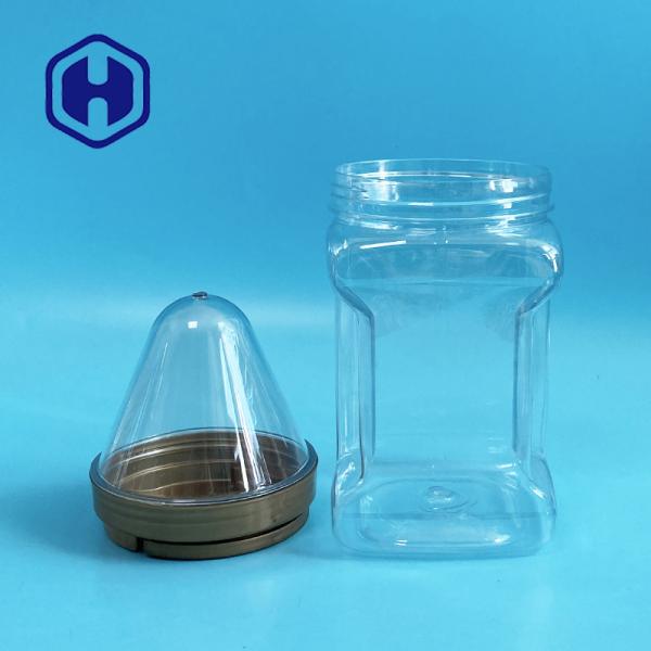 Stackable PET Bottle Preform Biscuit Dry Fruit Candy Jar Neck 87mm Wide Open