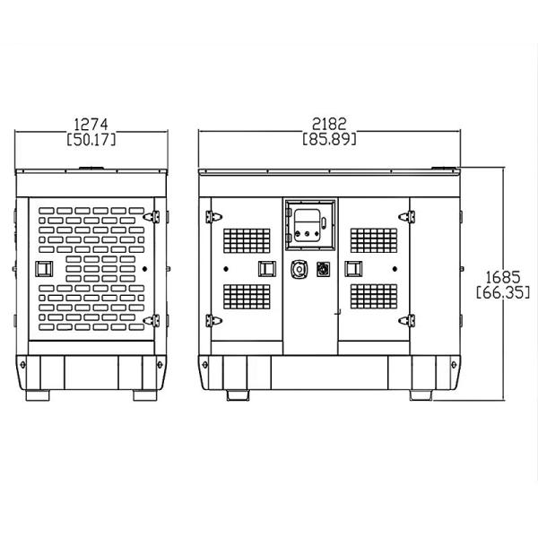 Silent Pump Environmentally EngineeredPortable Dry Priming Pump Max Capacity 1600 GPM Diesel Water Pump