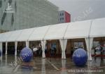 Double Pitch Roof Hard Extruded Aluminium Frame Tents , 15 x 40M Outdoor Party