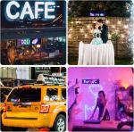 Programmable Led Sign, 15''x4'' Pre-made Animations & Customizable Text Led Car