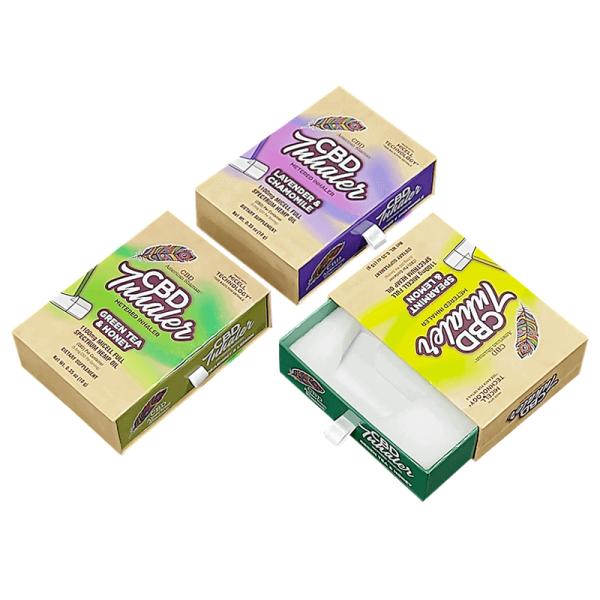 Handmade Rigid Paper Drawer Sliding Packaging Box for Luxury Boxes Metered Inhaler