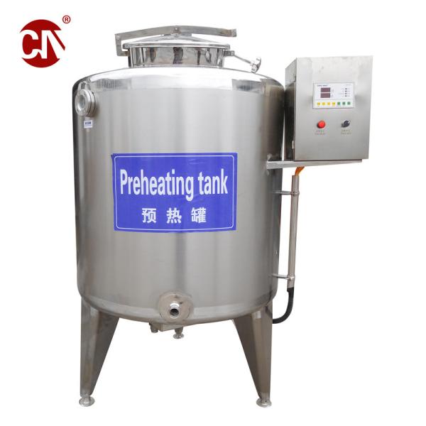Milk Preheating Tank Homogenizer Pasteurized Yogurt Fermentation Tank Vertical Cold Refrigeration Tank