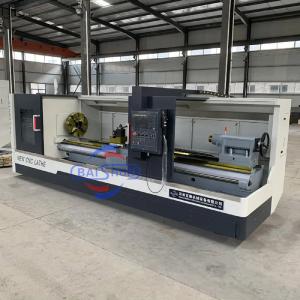 China Heavy Duty Cnc Lathe Machine Fanuc Controller Flat Bed on sale