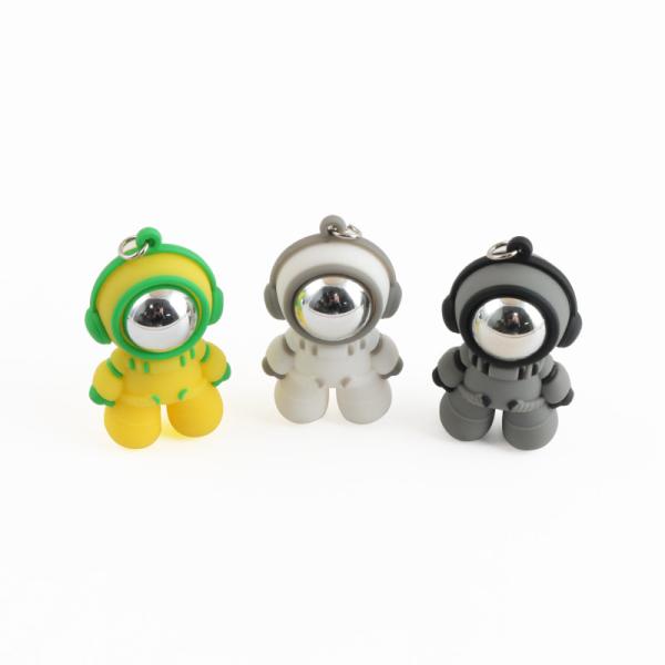 Quality Astronaut Shaped custom PVC USB Flash Drive With Key Chain​ 80/MBS for sale