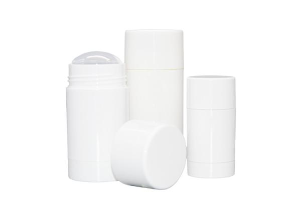 Quality PP Empty Round Deodorant Container Twist Up Filling Stick Container 30g 50g 75g 90g for sale