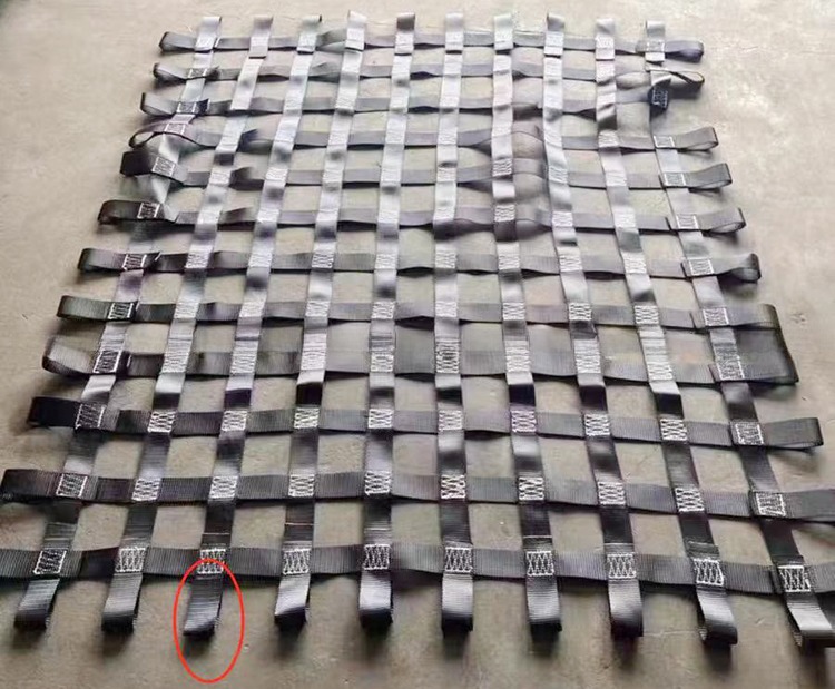 Standard Shipping Container Webbing Cargo Net with Hook Container Lashing System OEM