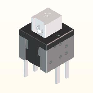 Wholesale IP65 SMD Self Locking Push Button 6 Pin DIP Switch 5.8x5.8 from china suppliers