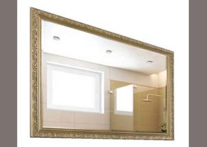 China Bathroom Decorative Framed Mirrors , Safety Explosion Large Framed Wall Mirror on sale