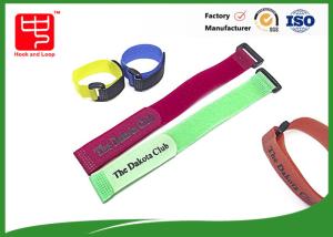 Wholesale Printing Hook &amp; Loop Fastener / Custom Logo Cinching Straps from china suppliers
