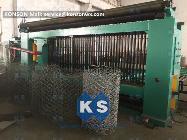 Quality Basket Gabion Mesh Machine Full Automatic Overload Protect Clutch Infrared Ray Safety for sale