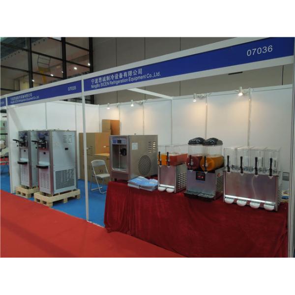 40 L Countertop Soft Serve Ice Cream Maker , Commercial Ice Cream Machine Soft Serve