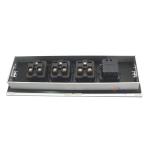 2021 new integrative double slip lid desktop embedded socket with usb