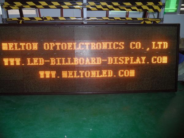 Quality Waterproof Single Color Large Modular Scrolling LED Outdoor Signs P12 / 16 for sale