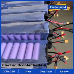 Wholesale OEM ODM LiFePO4 lithium battery pack Electric Scooter battery China Manufacturer 48V 36V 24V with different capacity from china suppliers