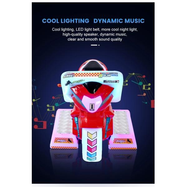 Coin Operated Kids Game Machine Kiddie Rides Racing Car Motorcycles 12 Months Warranty