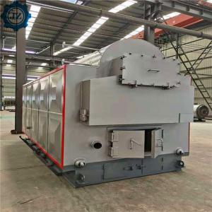 China 2ton 2000kg 10Bar Industrial Biomass Pellet Wood Chips Fired Steam Boiler For Food Mill on sale