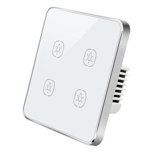 ABS Glass Touch Dimmer Tuya Smart Switch Smart Life APP Control