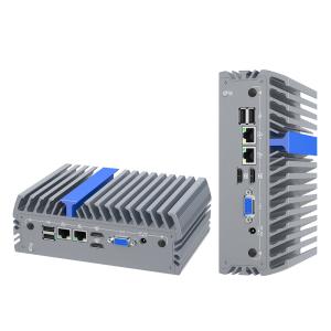 Wholesale N100 Mini Computer 2 Lan 2 USB 2.0 VESA Mount Linux Mini Pc For Programming from china suppliers