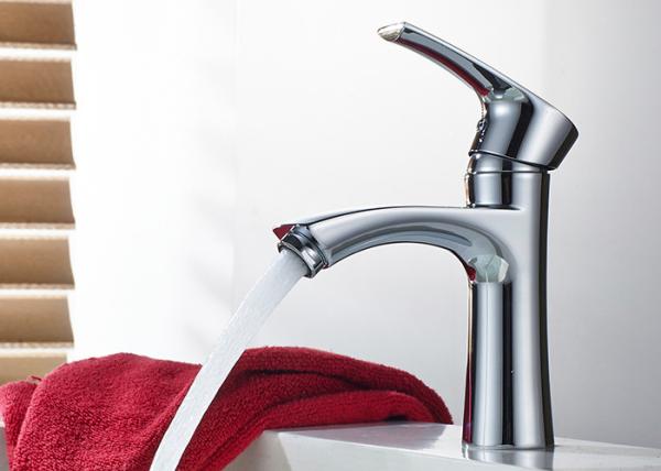 Quality Single Handle Vessel Vanity Bathroom Sink Faucets ROVATE Chrome Finished for sale