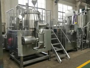 China Cocoa Powder High Shear Mixer Granulator Wet Granulation Machine No Dead Angle on sale