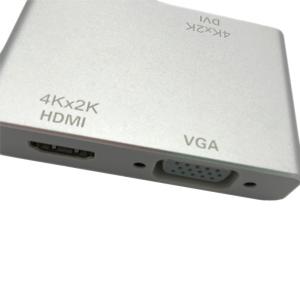 China Type c to usb3.0 , hdtv ,  dvi , vga(24+5) adapter for mobile phone, computer and TV Multi-purpose converter on sale