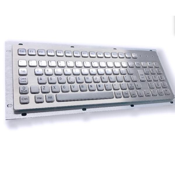 SUS304 Stainless Steel Panel Mount Keyboard Industrial Keyboard IP65 waterproof KIOSK