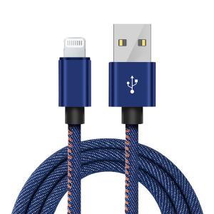 5V 2A Output USB 2.0 Charging Cable Braided 1M USB To Lightning / Android / Type C