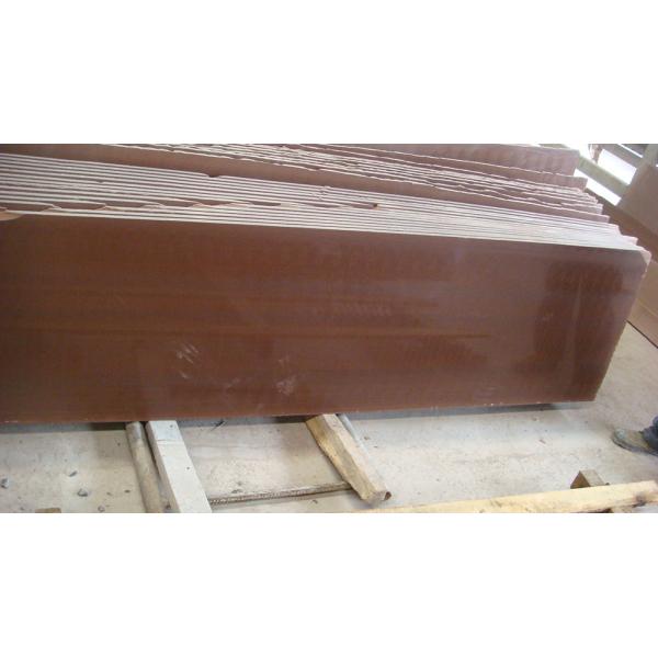 Red Color Rough Granite Kitchen Countertop Floor Tiles 50x50 Slab 2.73 g/cm3