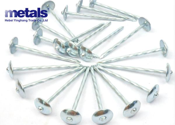 Quality Collated Galvanized Hot Dipped Roofing Nails With Smooth Shank for sale