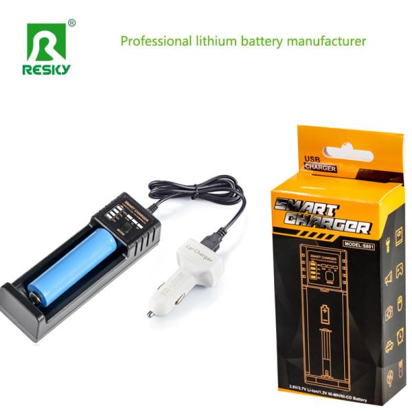 Smart Rechargeable Battery Charger 1 Slot For 18650 14500 Li-ion Cell