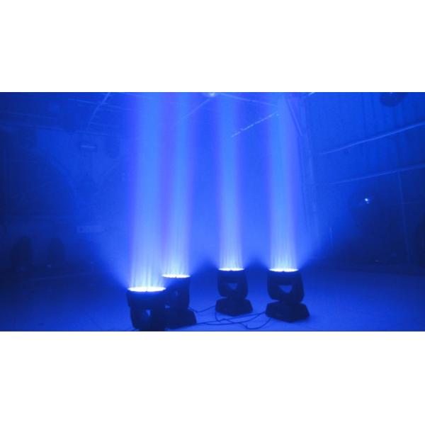 DMX512 LED Zoom Moving Head Light Built - In Synchronous Strobe Effect