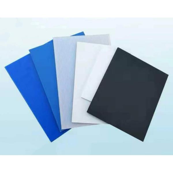 White / Black Hollow Plastic Board Recyclable PP Corrugated Board