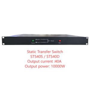 Wholesale 220V Dual-Switching STS Single Phase Relay Static Transfer Switch Current Range Of STS45S STS45D 45A For Dual-Channel AC Power Static Transfer Switch from china suppliers