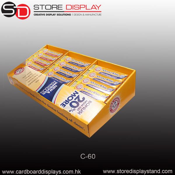Quality chewing snack tabletop display/counter display for sale