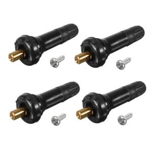 China Black Tpms Tire Valve Replacement , Rubber Car Valve Stem Low Consumption on sale