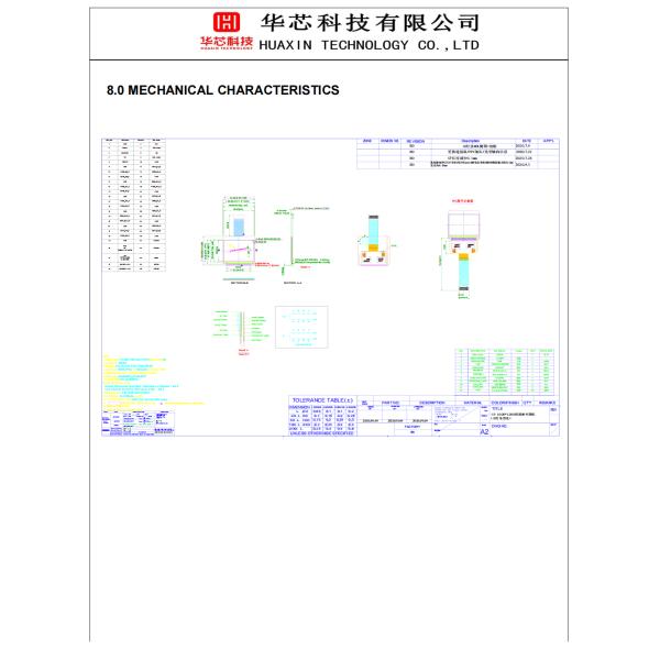 1.89 Inch VR LCD Display 1600*1200 50 PINS MIPI Interface 1000 C/D Brightness