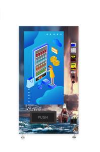 Wholesale Automated Refrigerated Vending Machine , Large Screen Cashless Vending Machine from china suppliers